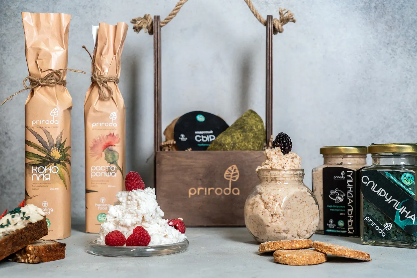 Натуральные продукты Priroda: масла, урбечи, сыр и десерты