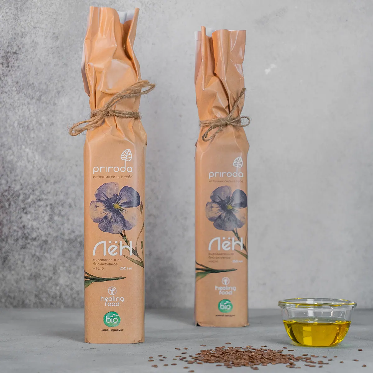 Лён BIO — натуральный продукт Priroda